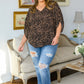 Molly Animal Print Dolman Sleeve Blouse