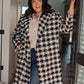 Monochromatic Moment Plaid Coat