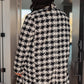 Monochromatic Moment Plaid Coat