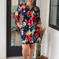 Moonlit Garden Floral Midi Dress