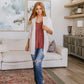 Never Not Loving V-Neck Cami in Brick