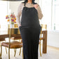More Than Friends Corduroy Jumpsuit In Black