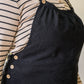 More Than Friends Corduroy Jumpsuit In Black