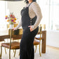 More Than Friends Corduroy Jumpsuit In Black