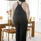 More Than Friends Corduroy Jumpsuit In Black