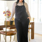More Than Friends Corduroy Jumpsuit In Black