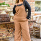 More Than Friends Corduroy Jumpsuit In Camel