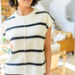 More or Less Striped Sleeveless Sweater