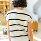 More or Less Striped Sleeveless Sweater