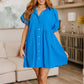 Morning Glory Button Down Dress