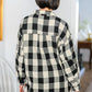 Morning Rain Woven Top In Black & White