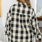 Morning Rain Woven Top In Black & White