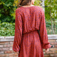 Most Genuine Spotted Dress In Rust
