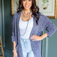 Mountain Mornings Cardigan In Charcoal