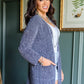 Mountain Mornings Cardigan In Charcoal
