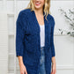 Mountain Mornings Cardigan In Navy