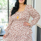 Move With Grace Floral Square Neck Mini Dress