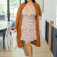 Move With Grace Floral Square Neck Mini Dress