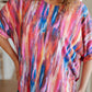 My Bae Boyfriend Top in Pink Kaleidoscope