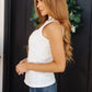 My Girl Knit Mock Neck Tank