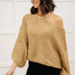 Natural Beauty Knit Sweater in Taupe