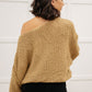 Natural Beauty Knit Sweater in Taupe