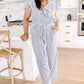 Nautical & Nice Striped Jumpsuit