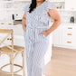 Nautical & Nice Striped Jumpsuit