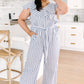 Nautical & Nice Striped Jumpsuit