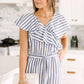 Nautical & Nice Striped Jumpsuit