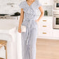Nautical & Nice Striped Jumpsuit