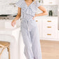 Nautical & Nice Striped Jumpsuit