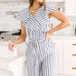 Nautical & Nice Striped Jumpsuit