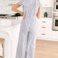 Nautical & Nice Striped Jumpsuit
