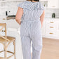 Nautical & Nice Striped Jumpsuit
