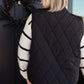 Neither Here Nor There Puffer Vest in Black