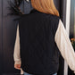 Neither Here Nor There Puffer Vest in Black