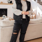Neither Here Nor There Puffer Vest in Black