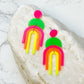 PREORDER: Neon Acrylic Dangle Earrings