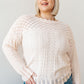 Never Let Down Lightweight Knit Sweater