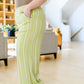 Never Underrated Striped Wide Leg Trousers