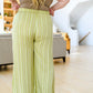 Never Underrated Striped Wide Leg Trousers