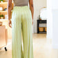 Never Underrated Striped Wide Leg Trousers