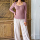 New Connection Long Sleeve Ribbed Top