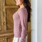 New Connection Long Sleeve Ribbed Top