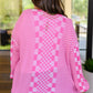 Keep On Driving Checkered Cardigan