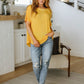 New Edition Mineral Wash T Shirt Yellow