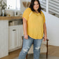 New Edition Mineral Wash T Shirt Yellow