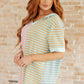 New Light Color Block Striped Hoodie