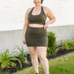 Next Move Skirt In Olive
